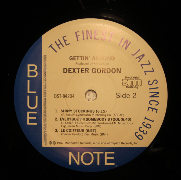 Dexter Gordon - Gettin' Around (LP, Album, RE) (Near Mint (NM or M-)) - Image 3