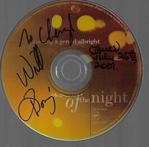 Will Downing And Gerald Albright - Pleasures Of The Night (CD, Album, Club) (Near Mint (NM or M-)) - Image 3