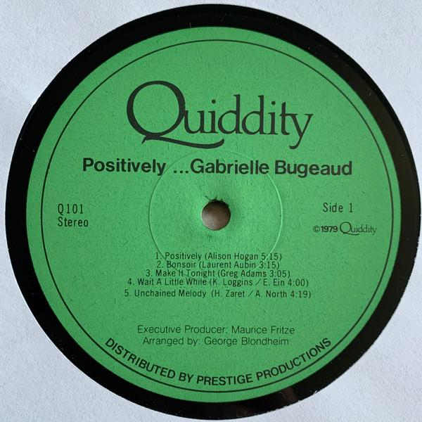 Gabrielle Bugeaud - Positively (LP, Album) (Very Good Plus (VG+)) - Image 3