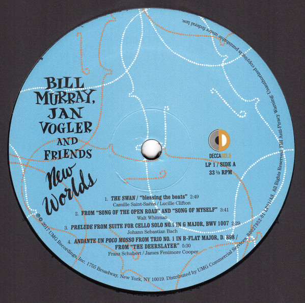 Bill Murray, Jan Vogler And Friends* - New Worlds (2xLP, Album) (Near Mint (NM or M-)) - Image 3