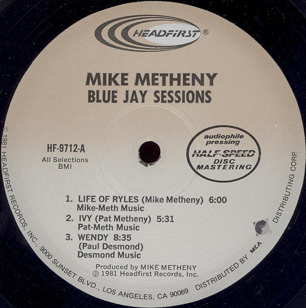 Mike Metheny - Blue Jay Sessions (LP, Album) (Near Mint (NM or M-)) - Image 3