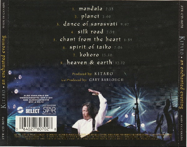 Kitaro - An Enchanted Evening (CD, Album) (Near Mint (NM or M-)) - Image 2