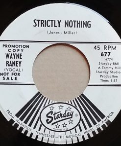 Wayne Raney - Strictly Nothing / Love Thief (7", Single, Promo) (Very Good (VG))