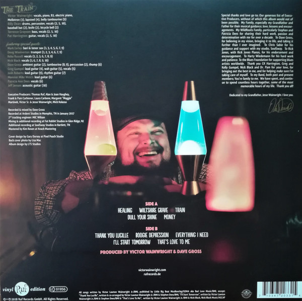 Victor Wainwright & The Train (4) - Victor Wainwright & The Train (LP, Album) (Very Good Plus (VG+)) - Image 2