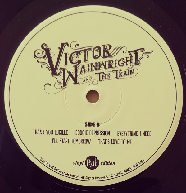 Victor Wainwright & The Train (4) - Victor Wainwright & The Train (LP, Album) (Very Good Plus (VG+)) - Image 4