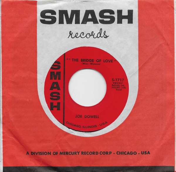 Joe Dowell - The Bridge Of Love (7", Single) (Very Good Plus (VG+)) - Image 3