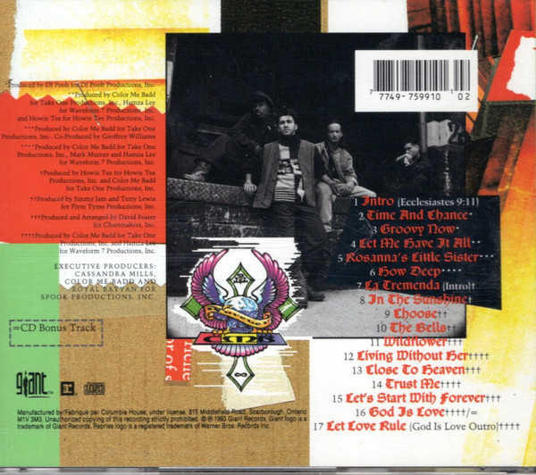 Color Me Badd - Time And Chance (CD, Album, Club) (Near Mint (NM or M-)) - Image 2
