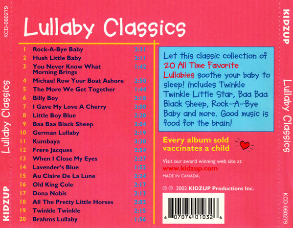 Wendy Wiseman - Lullaby Classics (20 Best Loved Lullabies) (CD, Album, Comp) (Mint (M)) - Image 2