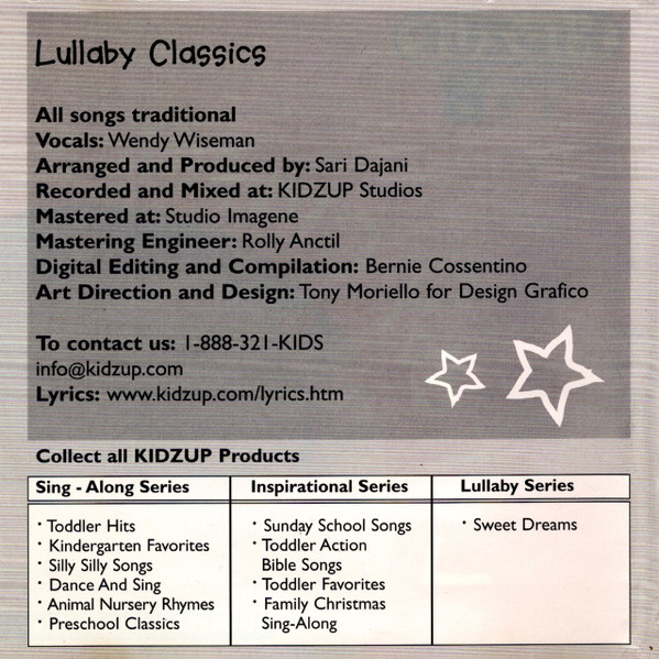 Wendy Wiseman - Lullaby Classics (20 Best Loved Lullabies) (CD, Album, Comp) (Mint (M)) - Image 5