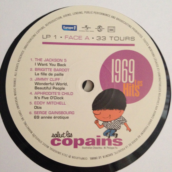 Various - Salut Les Copains 1969 Les Hits (2xLP, Comp) (Near Mint (NM or M-)) - Image 3