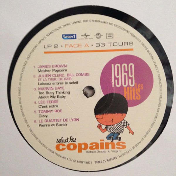 Various - Salut Les Copains 1969 Les Hits (2xLP, Comp) (Near Mint (NM or M-)) - Image 5