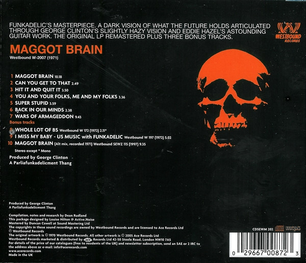 Funkadelic - Maggot Brain (CD, Album, RE, RM, Sou) (Near Mint (NM or M-)) - Image 2