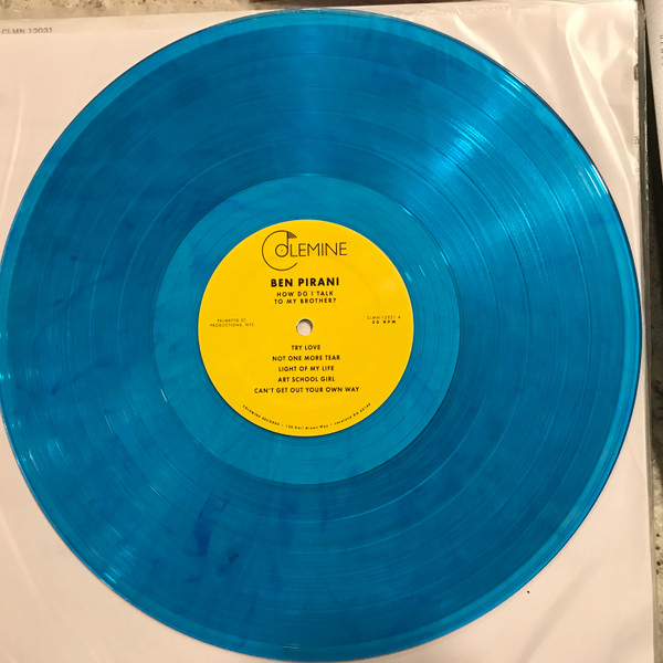 Ben Pirani - How Do I Talk To My Brother? (LP, Album, Ltd, Num, Blu) (Near Mint (NM or M-)) - Image 3