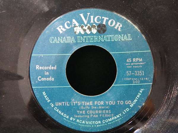 The Courriers - Until It's Time For You To Go / The Long River (7", Single) (Near Mint (NM or M-)) - Image 2