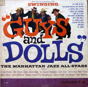 The Manhattan Jazz All-Stars* - Swinging Guys And Dolls (LP, Album, Mono) (Very Good Plus (VG+))