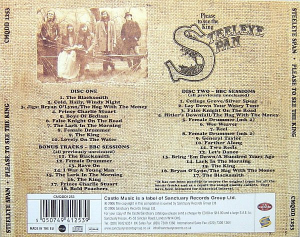 Steeleye Span - Please To See The King (2xCD, Album, RE, EDC) (Near Mint (NM or M-)) - Image 4