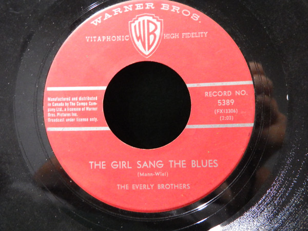 Everly Brothers - Love Her / The Girl Sang The Blues (7", Single) (Very Good Plus (VG+)) - Image 2