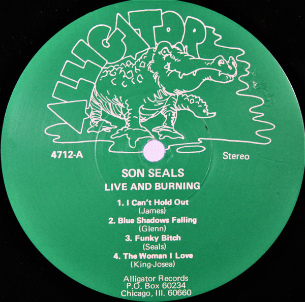 Son Seals - Live And Burning (LP, Album, NAM) (Very Good Plus (VG+)) - Image 3
