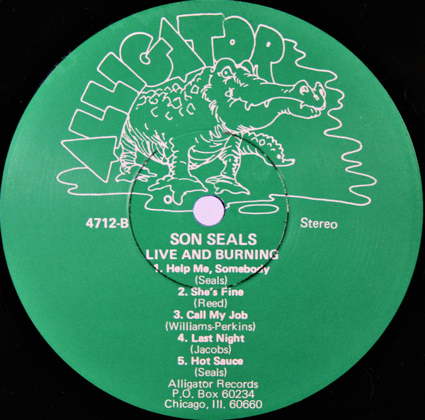 Son Seals - Live And Burning (LP, Album, NAM) (Very Good Plus (VG+)) - Image 4