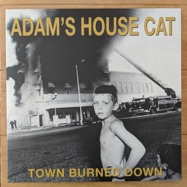 Adam's House Cat - Town Burned Down (LP, Tra) (Near Mint (NM or M-)) - Image 2