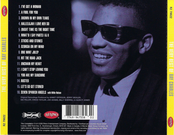 Ray Charles - The Very Best Of Ray Charles (CD, Comp, Club) (Mint (M)) - Image 2