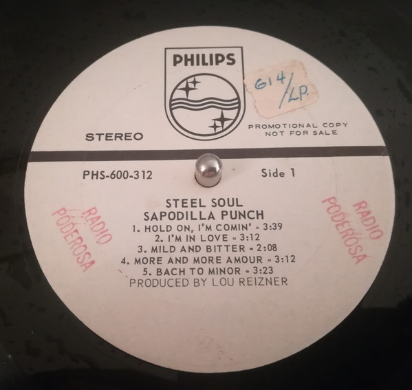Sapodilla Punch - Steel Soul (LP, Album, Promo) (Very Good Plus (VG+)) - Image 2