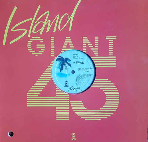 Aswad - Don't Turn Around (12", Maxi) (Mint (M))