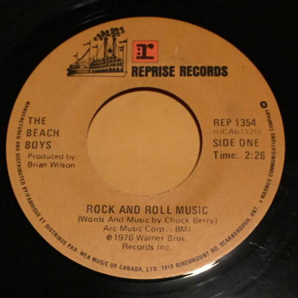 The Beach Boys - Rock And Roll Music (7", Single) (Near Mint (NM or M-))