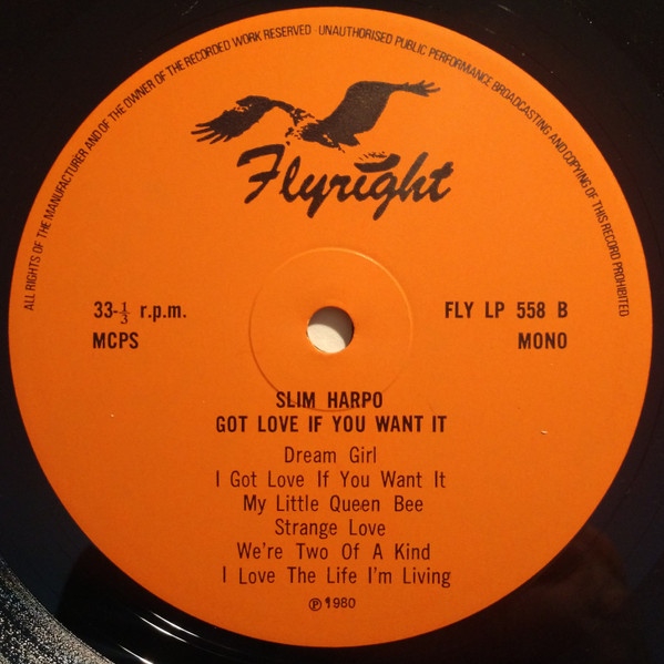 Slim Harpo - Got Love If You Want It (LP, Album, Mono) (Very Good Plus (VG+))