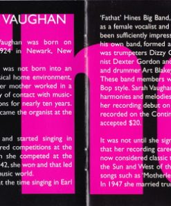 Sarah Vaughan - Sarah Vaughan (CD, Album, Comp) (Mint (M)) - Image 4