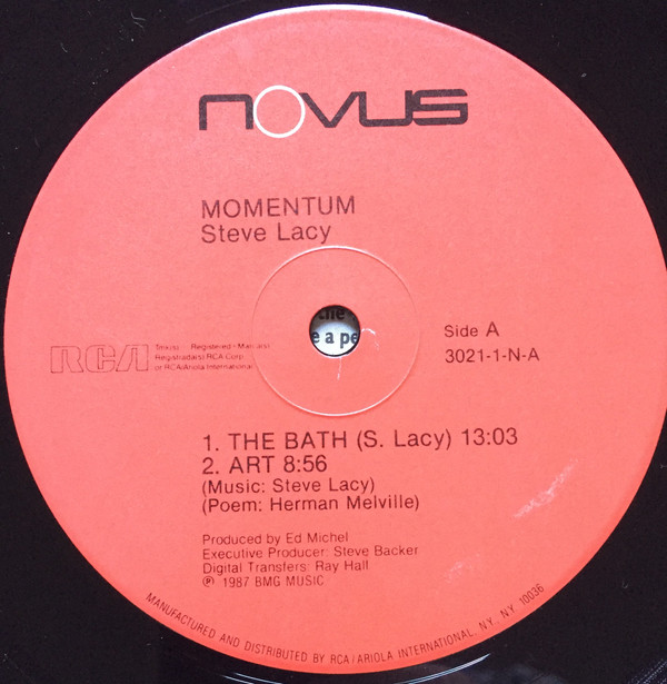 Steve Lacy - Momentum (LP, Album) (Very Good Plus (VG+)) - Image 3