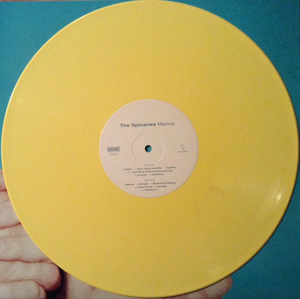 The Spinanes - Manos (LP, Album, Ltd, RE, Yel) (Very Good Plus (VG+)) - Image 3