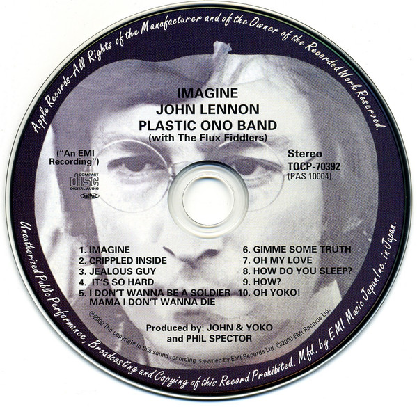 John Lennon - Imagine (CD, Album, RE, RM, Pap) (Near Mint (NM or M-)) - Image 5