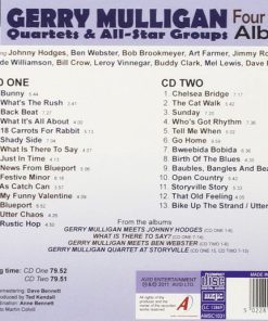 Alternative view of Gerry Mulligan, Gerry Mulligan Quartet - Four Classic Albums (2xCD, Comp, RM) (Near Mint (NM or M-))
