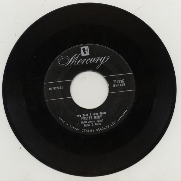 Gino & Gina - (It's Been A Long Time) Pretty Baby (7", Single) (Near Mint (NM or M-))