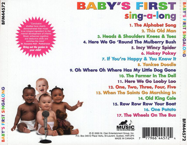Various - Baby's First Sing-A-Long (CD) (Near Mint (NM or M-)) - Image 2
