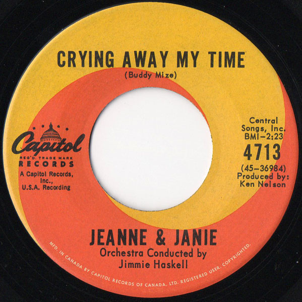 Jeanne And Janie - Five Minutes On The Hour (7", Single) (Very Good (VG)) - Image 2