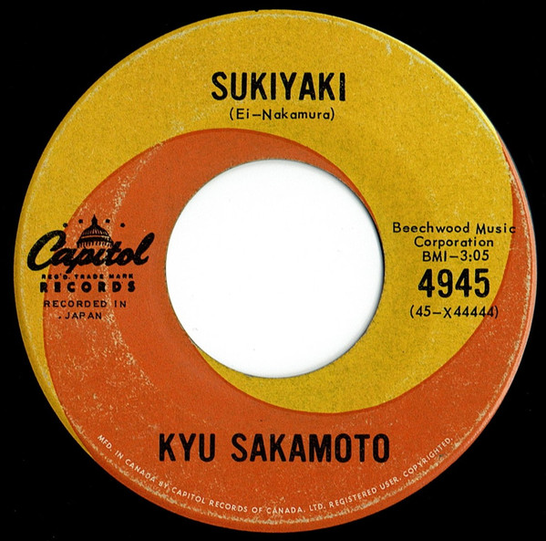 Kyu Sakamoto - Sukiyaki / Anoko No Namaewa Nantenkana (7", Single) (Near Mint (NM or M-))