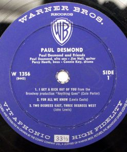 Paul Desmond - "First Place Again" Playboy (LP, Mono) (Good Plus (G+)) - Image 3