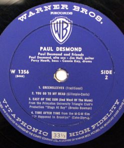 Paul Desmond - "First Place Again" Playboy (LP, Mono) (Good Plus (G+)) - Image 4