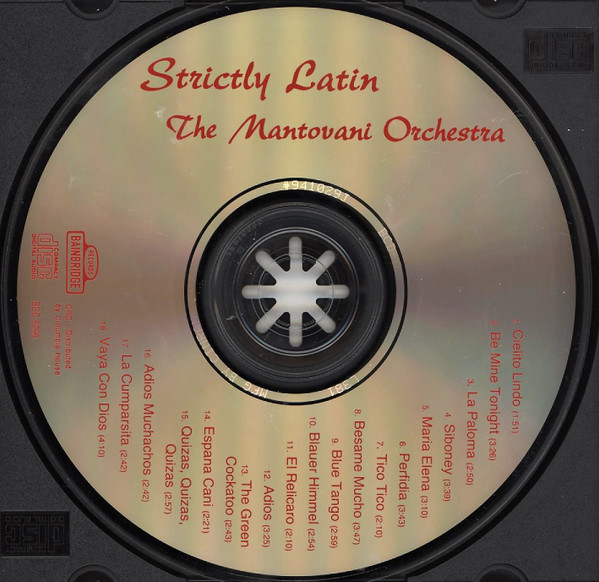 Mantovani And His Orchestra - Strictly Latin (CD, Club, RE) (Near Mint (NM or M-)) - Image 3
