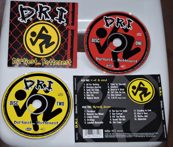 D.R.I.* - Dirtiest...Rottenest (2xCD, Album, RE, RM, RP, Cin + Comp) (Near Mint (NM or M-)) - Image 4