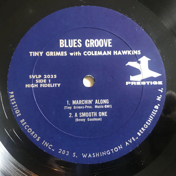 Coleman Hawkins - Blues Groove (LP, Album, Mono, RE) (Very Good Plus (VG+)) - Image 3