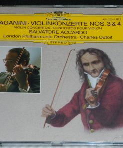 Niccolò Paganini / Salvatore Accardo, London Philharmonic Orchestra, Charles Dutoit - Violinkonzerte Nr. 3 & 4 (CD, Comp, RE) (Near Mint (NM or M-))