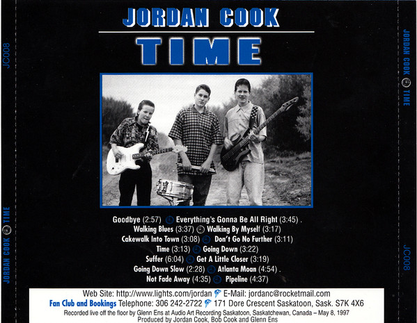 Jordan Cook (2) - Time (CD, Album) (Very Good Plus (VG+)) - Image 4