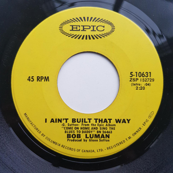 Bob Luman - Honky Tonk Man (7", Single) (Near Mint (NM or M-)) - Image 2