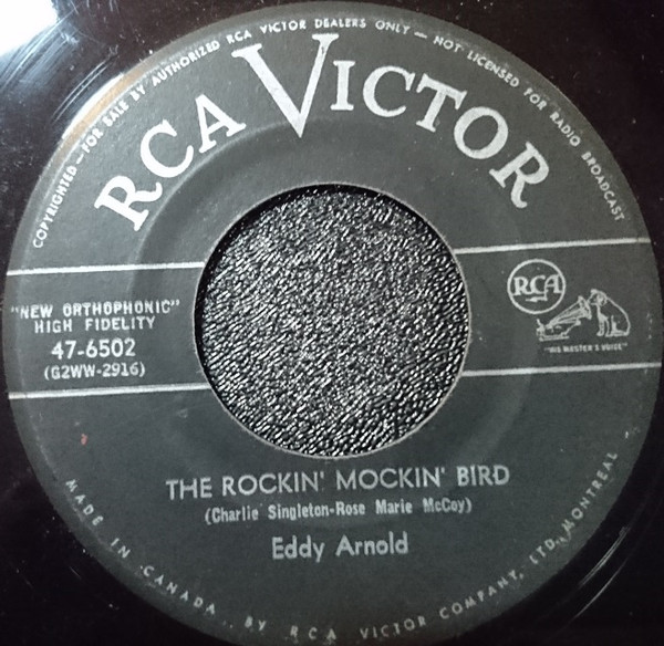 Eddy Arnold - You Don't Know Me / The Rockin' Mockin' Bird (7", Single) (Near Mint (NM or M-)) - Image 2