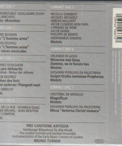 Alternative view of Pro Cantione Antiqua / Bruno Turner - The Flowering Of Renaissance Choral Music = Geistliche Musik Der Renaissance = Musique Sacrée De La Renaissance (7xCD, Comp + Box) (Near Mint (NM or M-))