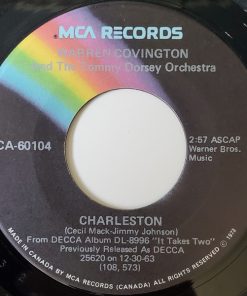 Alternative view of Warren Covington And Tommy Dorsey And His Orchestra - The Bunny Hop / Charleston (7", Single, RE) (Very Good Plus (VG+))