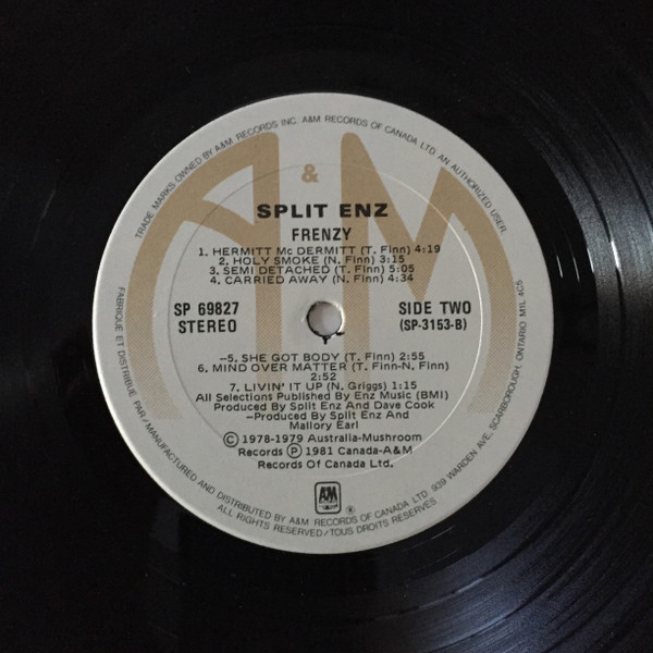 Split Enz - Frenzy (LP, Album) (Mint (M)) - Image 4